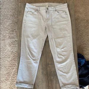 LOFT size 10 cropped jeans